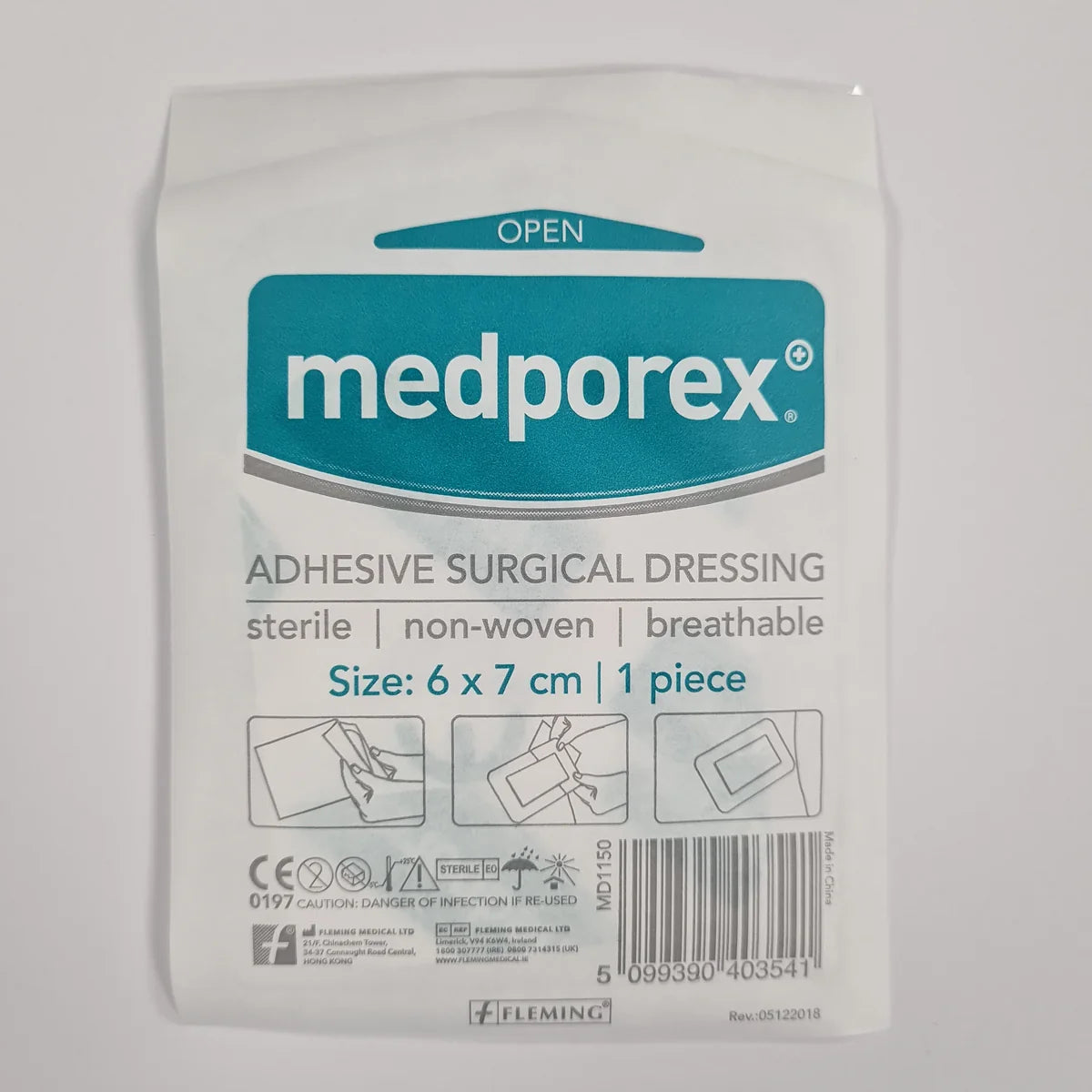 Medicare, Medporex Adhesive Surgical Dressing 6x7cm