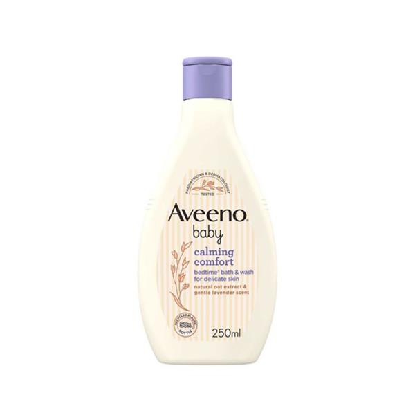 Aveeno, Baby Calming Comfort Bedtime Bath & Wash 250ml