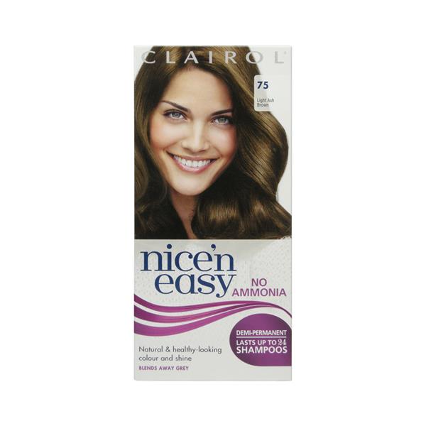 Nice n Easy Hair Colour 75 Light Ash Brown