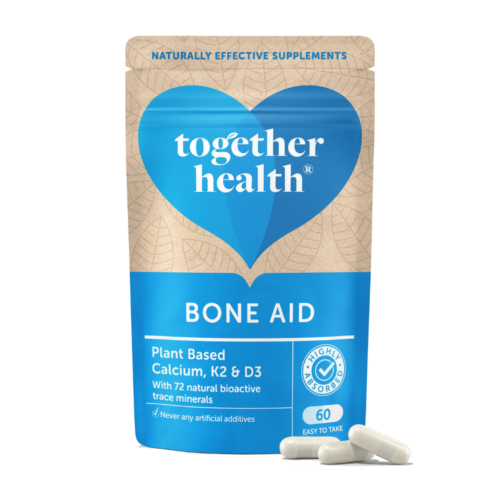 together health®, Bone Aid Plant Based Calcium With K2 & D3 60 Capsules