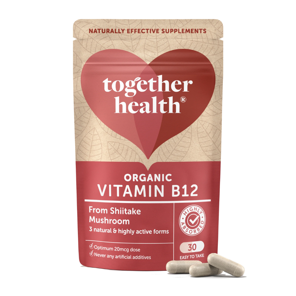 together health®, Organic (Mushroom) Vitamin B12 30 Capsules