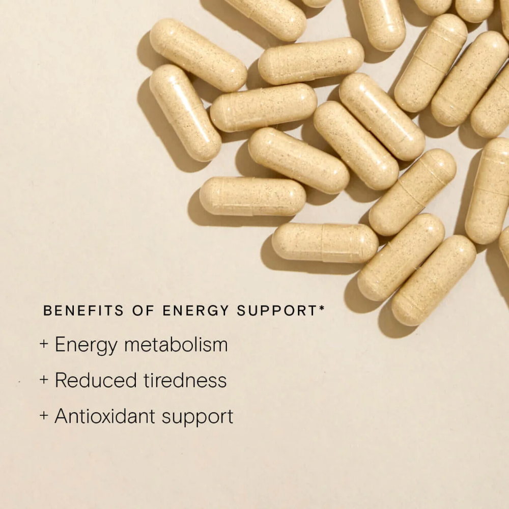 Wild Nutrition, Food-Grown® Energy Support 60 Capsules