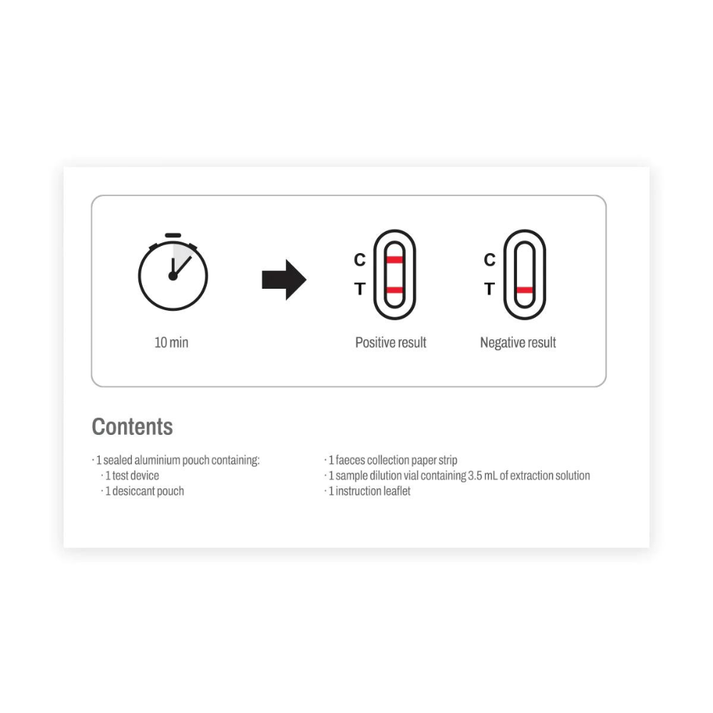 MyBio™, Calprotectin-Check Easy to Use At Home - Single Test