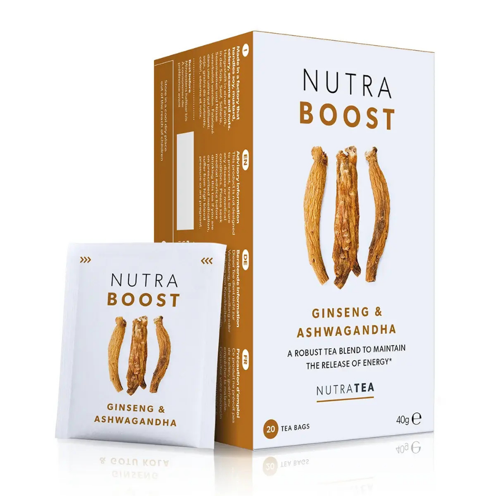 NUTRATEA, Nutra Boost Fatigue & Mental Focus 20 Tea Bags