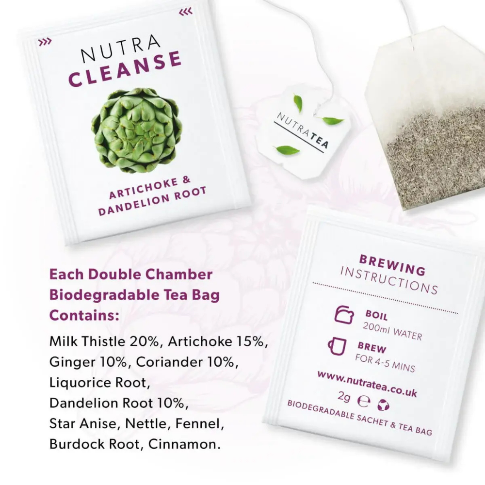 NUTRATEA, Nutra Cleanse Detox & Digestion 20 Tea Bags