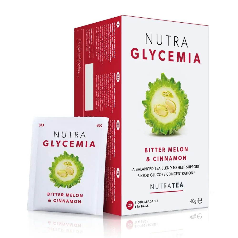 NUTRATEA, Nutra Glycemia Blood Sugar Support 20 Tea Bags