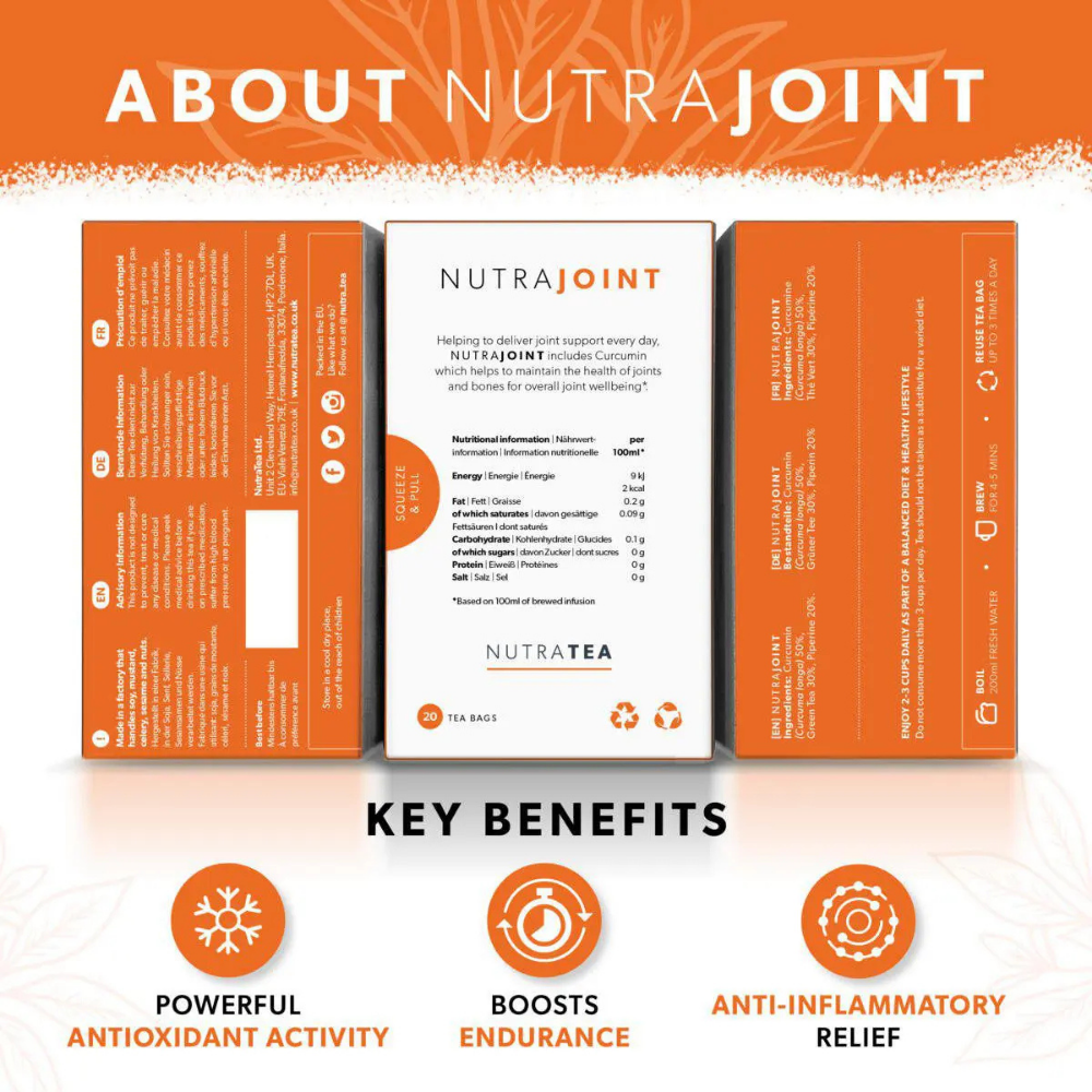 NUTRATEA, Nutra Joint Mobility & Flexibility 20 Tea Bags