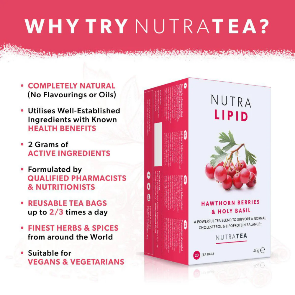 NUTRATEA, Nutra Lipid Cholesterol Balance 20 Tea Bags