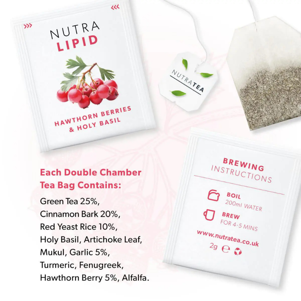 NUTRATEA, Nutra Lipid Cholesterol Balance 20 Tea Bags