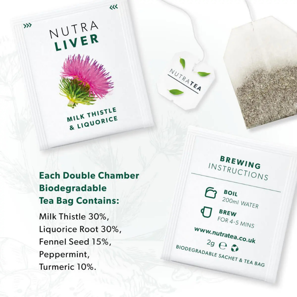 NUTRATEA, Nutra Liver Detox & Cleanse 20 Tea Bags