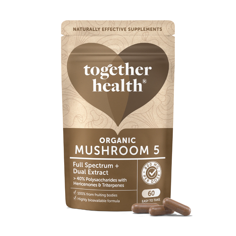 together health®, Organic Mushroom 5 Complex 60 Capsules