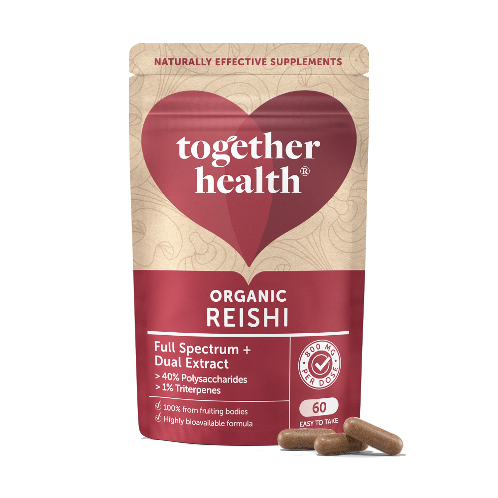 together health®, Organic Reishi Mushroom 60 Capsules