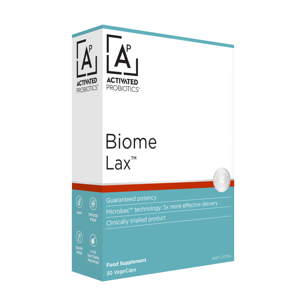 Activated Probiotics, Biome Lax™ Probiotics 30 Capsules