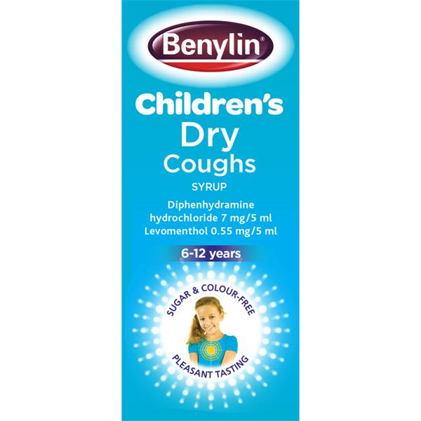 Benylin Childrens Dry Cough Syrup 125ml