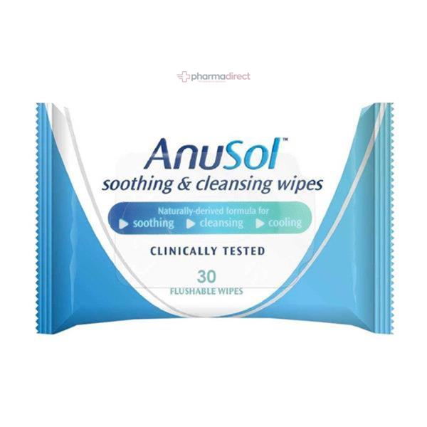 Anusol, Soothing and Cleansing Wipes 30 Flushable Wipes