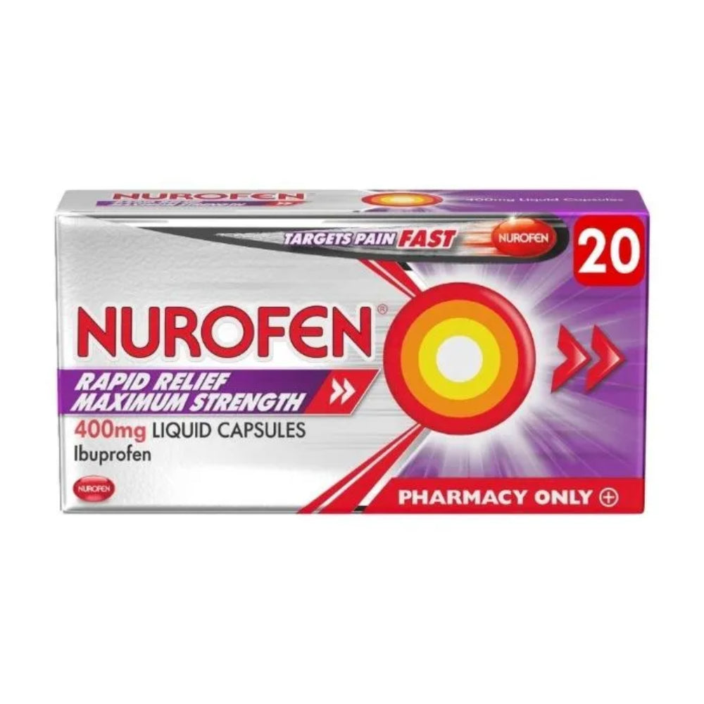 Nurofen Rapid Relief 400Mg Max Strength 20s