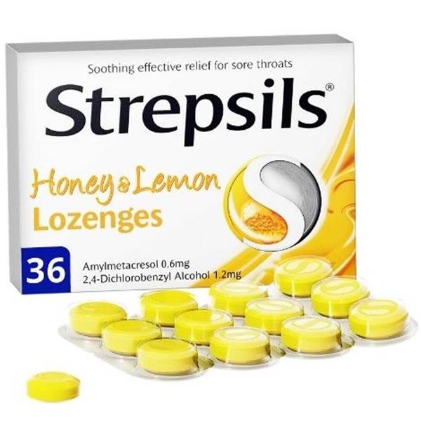 Strepsils Honey & Lemon 36s