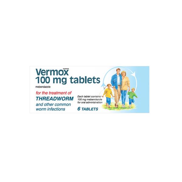 Vermox 100Mg Tablets