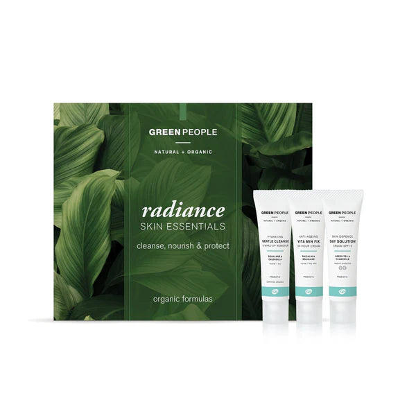 Green People, Radiance Skin Essentials Gift Set