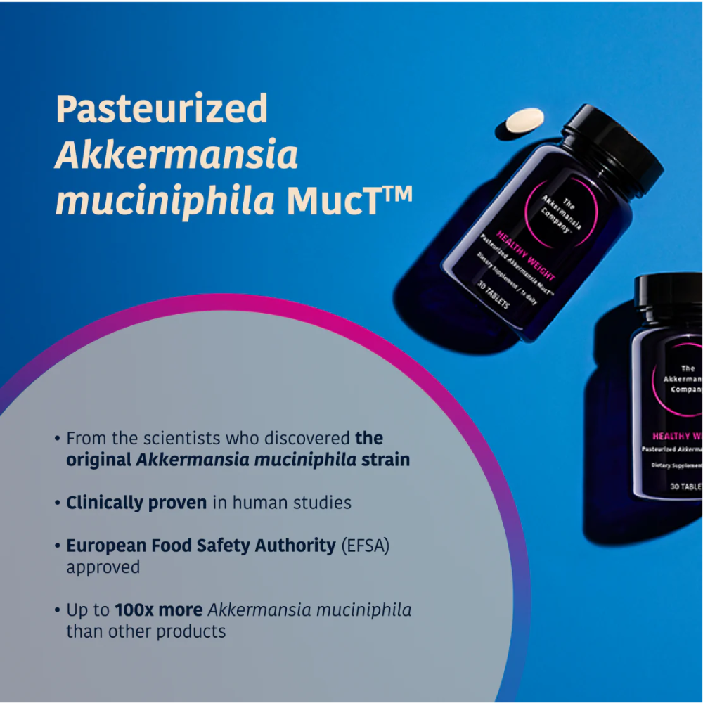 The Akkermansia Company™, Healthy Weight With Glucose Control 30 Tablets