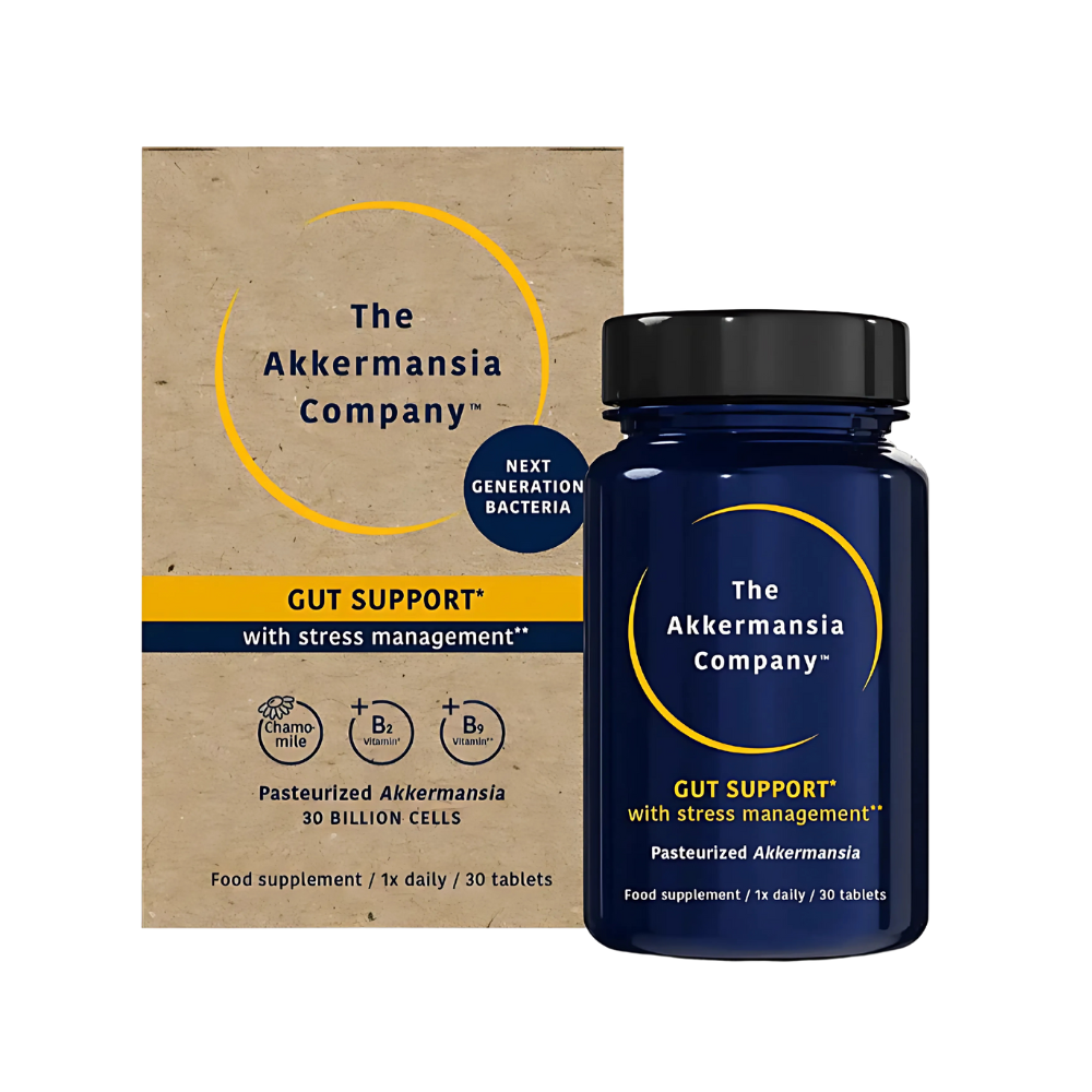 The Akkermansia Company,  Gut Support with Stress Management 30 Tablets