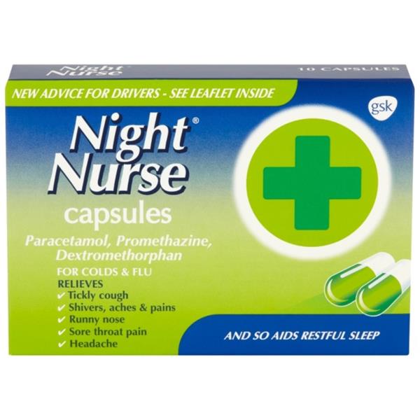 Night Nurse Caps 10s