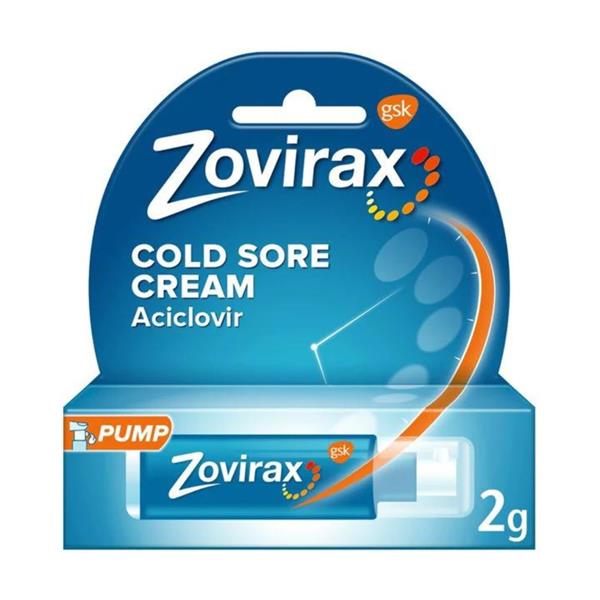 Zovirax Cold Sore Cr Pump 2g