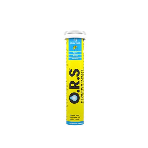 ORS Hydration Tabs Lemon 24