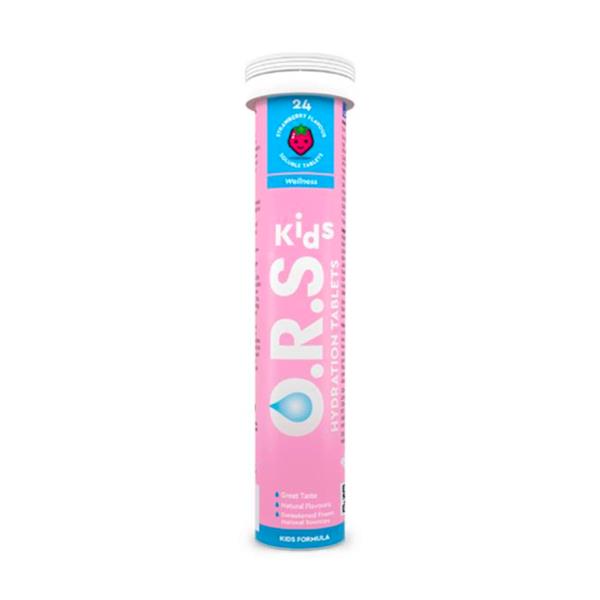 O.R.S Kids Hydration Tablets Strawberry 24s