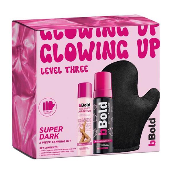 BBold, Glowing Up Level Three Super Dark 3pc Gift Set