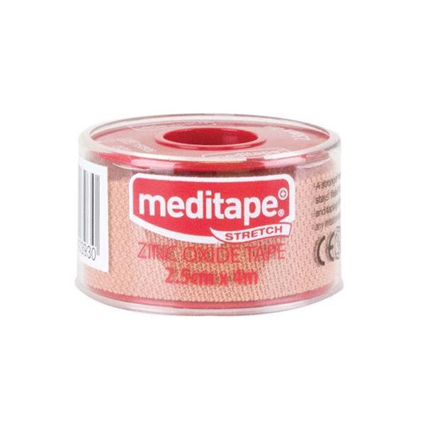 Meditape Stretch Zinc Oxide Tape 2.5Cm X 4Cm Md756