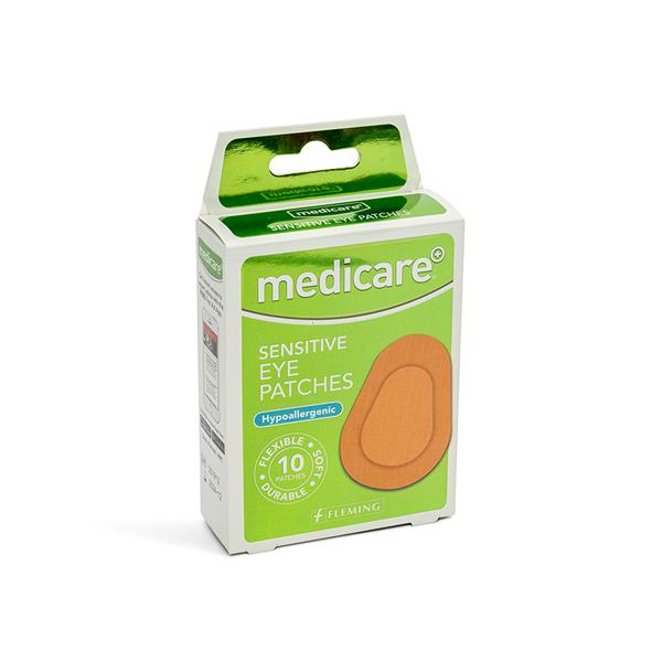 Medicare Eye Patch 5.8Cmx8Cm Sensitive 10 pack