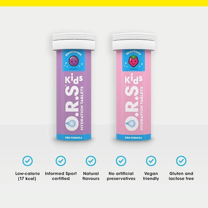 ORS Kids Hydration Tablets Strawberry 12s