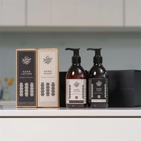 The Handmade Soap Company, Bergamot & Eucalyptus Handwash & Hand Lotion Duo