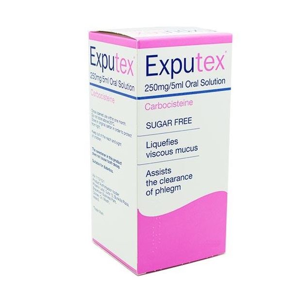 Exputex, 250mg / 5ml Oral Solution 100ml