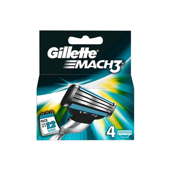 Gillette Mach3 Blades 4S Hd Pack