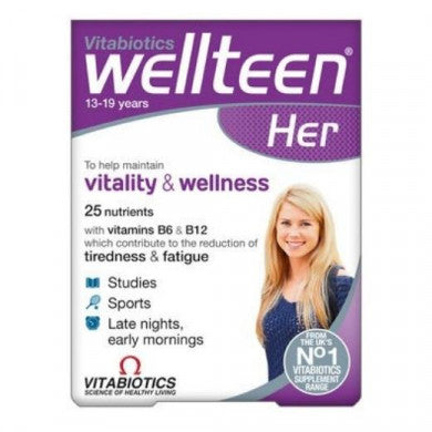 Vitabiotic Wellteen Her 30 Tab