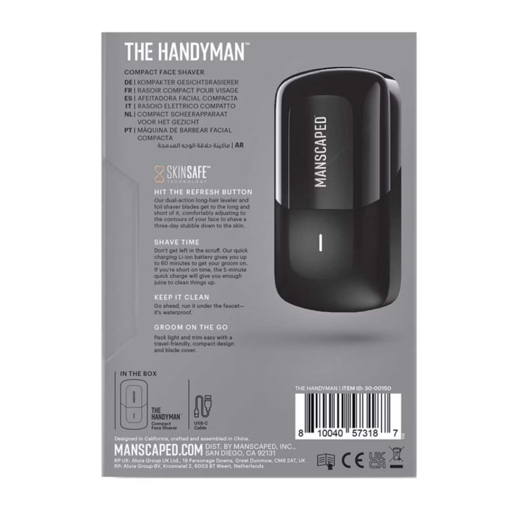 MANSCAPED®, The Handyman™ Compact Face Shaver