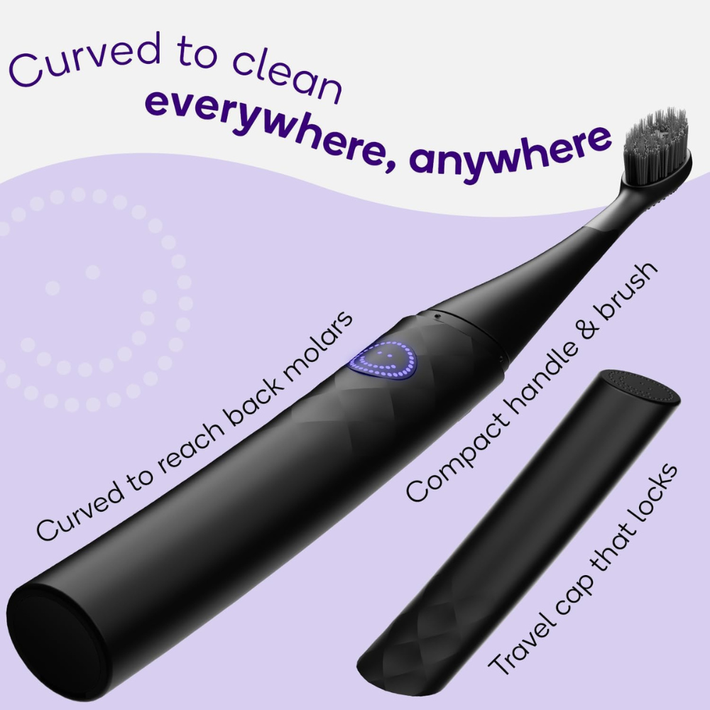 burst®, Curve Sonic Electric Toothbrush Black