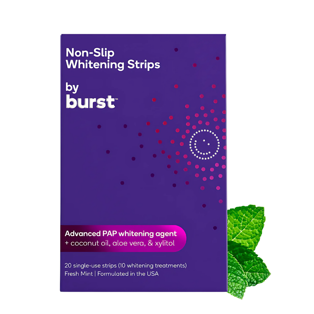 burst®, Non-Slip Whitening Strips (PAP) 10 Pack