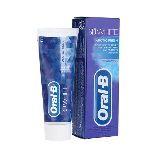 Oral B 3D White Arctic Fresh Toothpaste 75ml