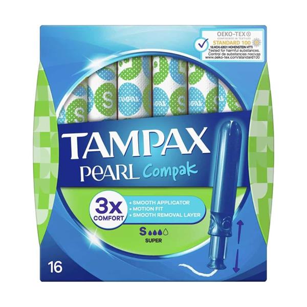 Tampax Compak Pearl Super 16s