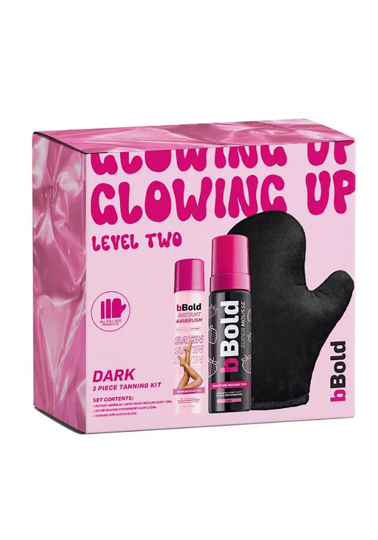 BBold, Glowing Up Level Two Dark 3pc Gift Set