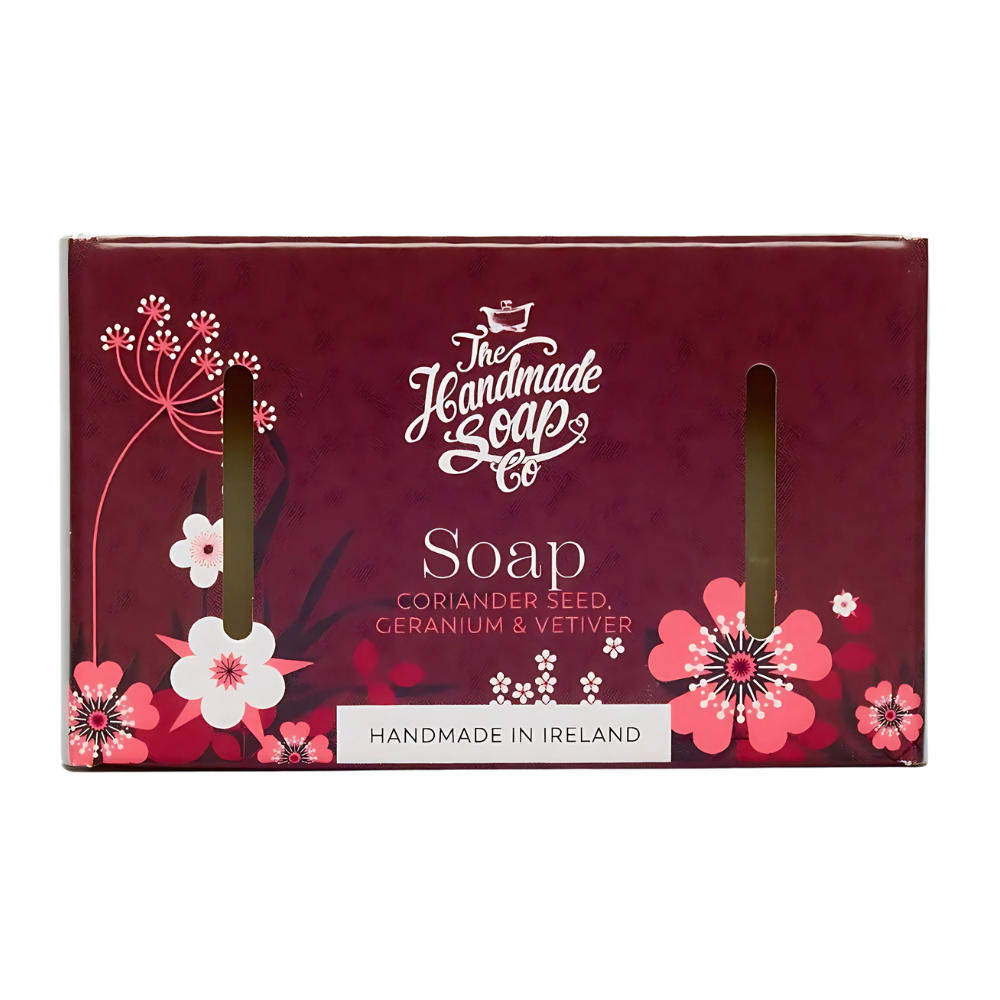 The Handmade Soap Company, Soap Bar Coriander Seed, Geranium & Vetiver 100g