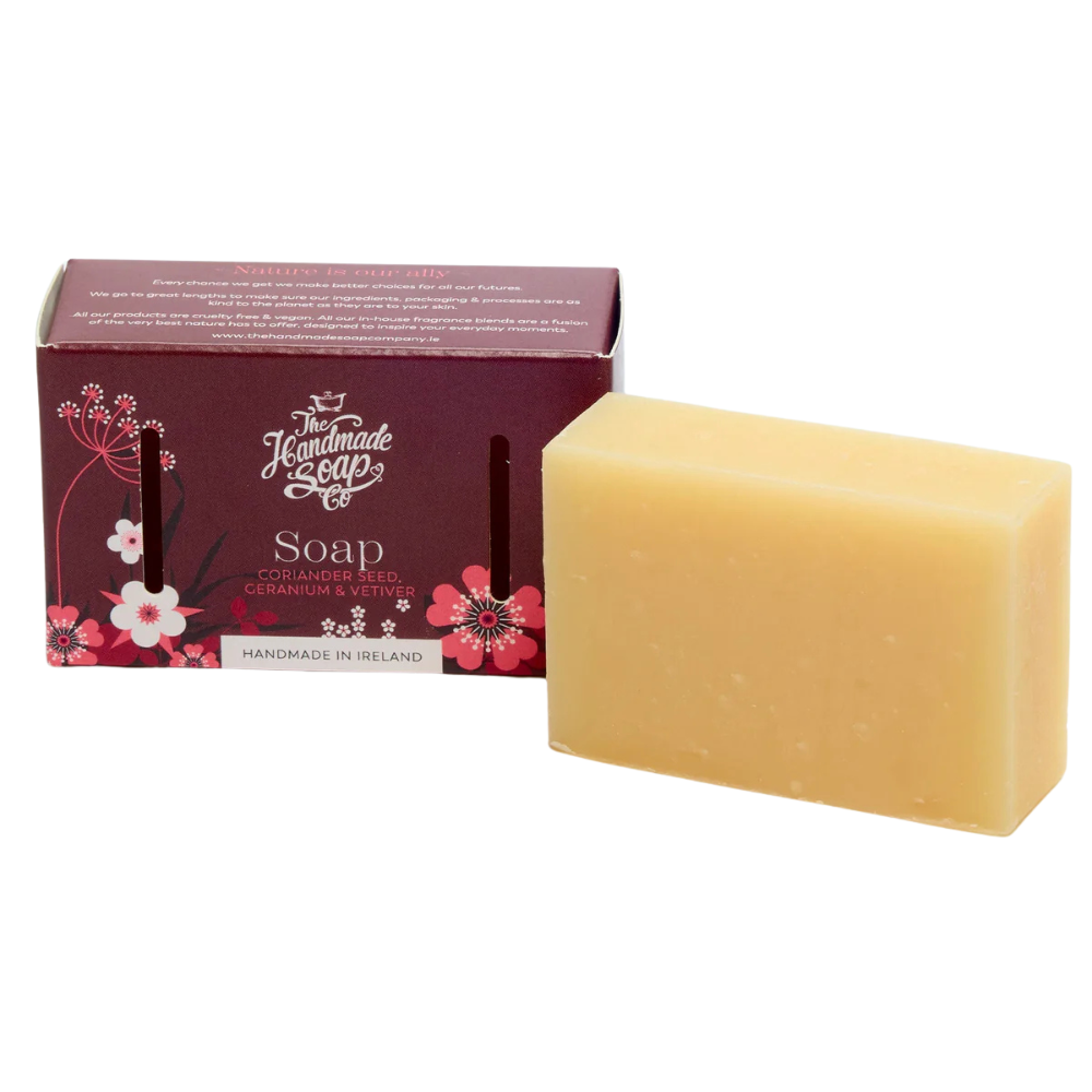 The Handmade Soap Company, Soap Bar Coriander Seed, Geranium & Vetiver 100g