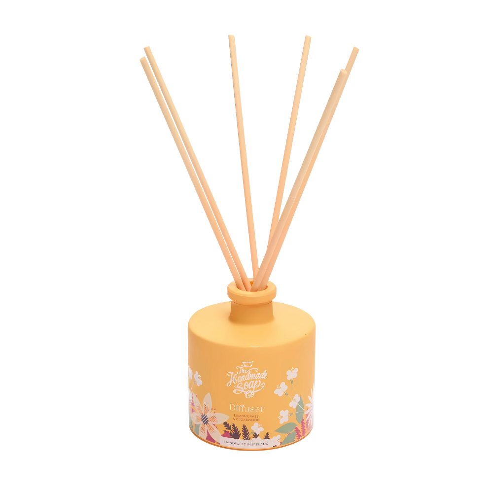 The Handmade Soap Company, Reed Diffuser Lemongrass & Cedarwood 200ml