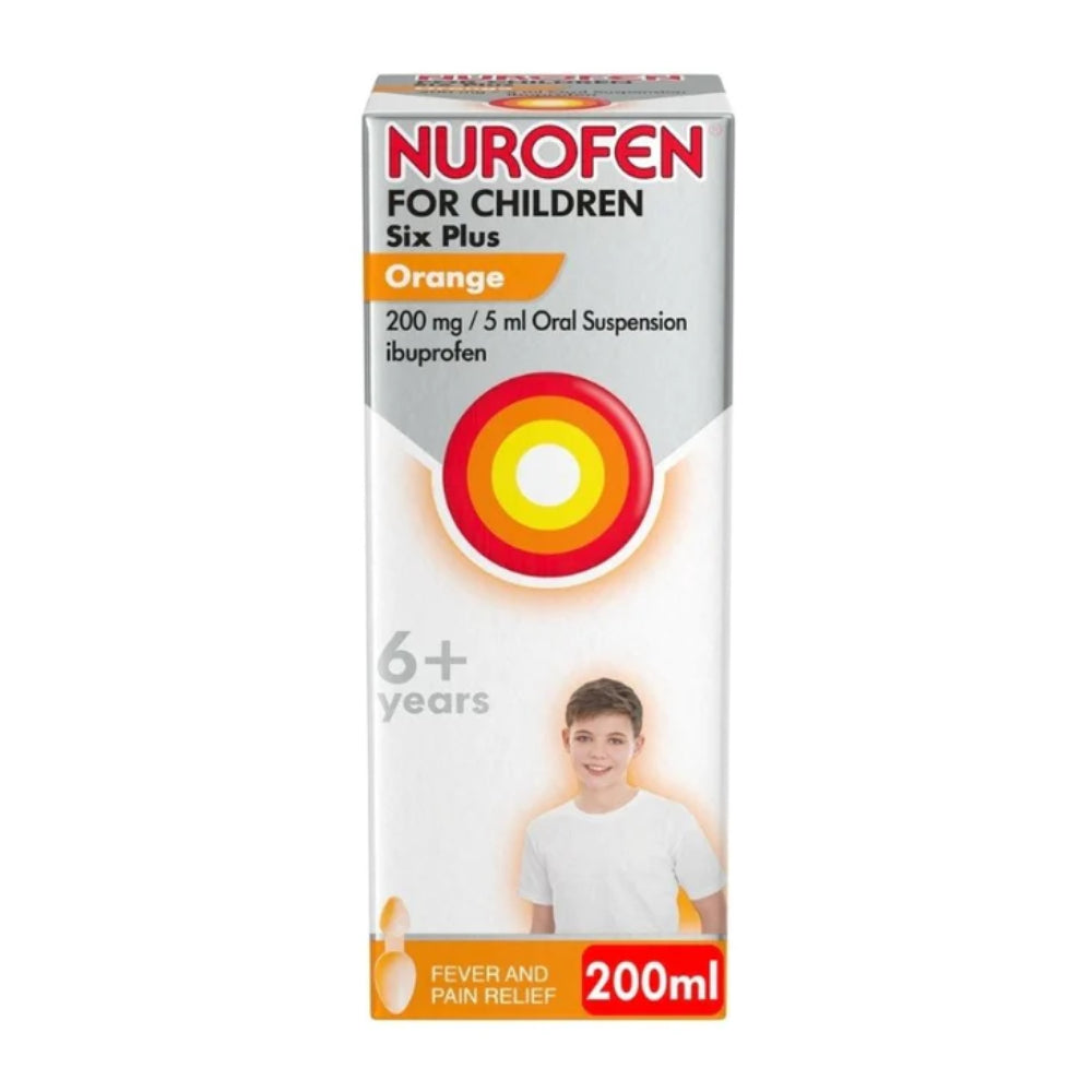 Nurofen For Children Oral Suspension Orange W/Spoon 200ml