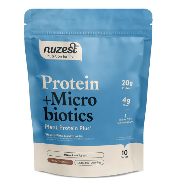 Nuzest NPD Plant Protein, Rich Chocolate Protein & Microbiotic 300g