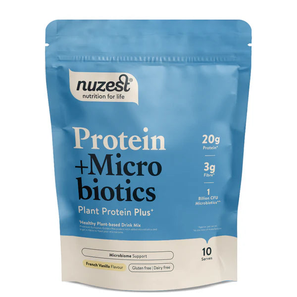 Nuzest, French Vanilla Protein & Microbioitic 300g