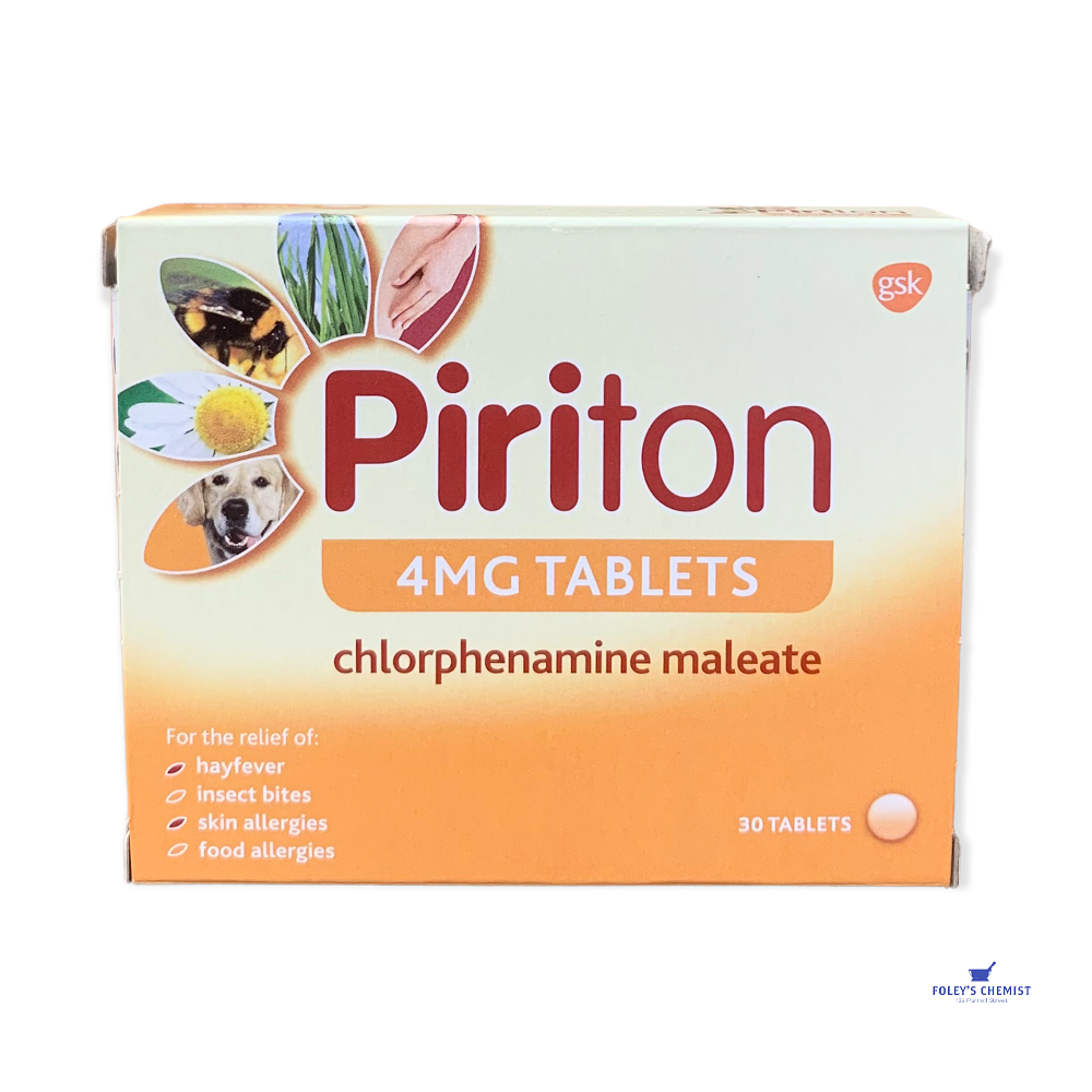 Piriton Tabs 4Mgm 30s